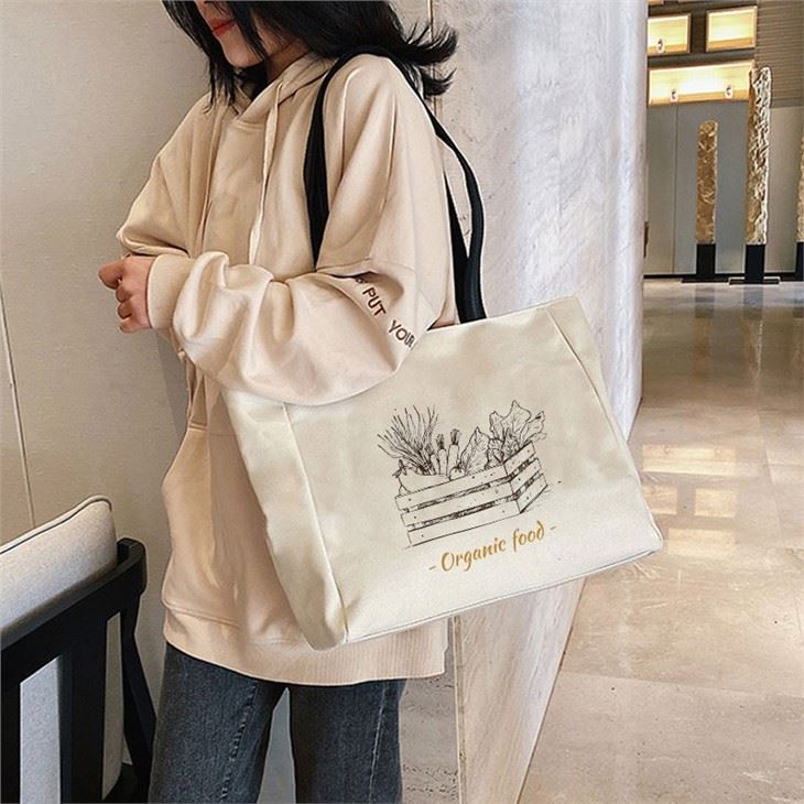 Large Capacity Canvas Grocery Bag